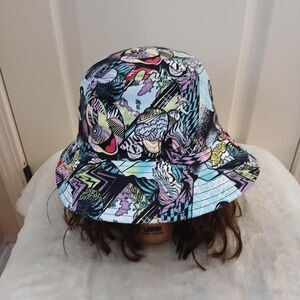 Disney x NEFF Mickey Mouse All Over Print Graffiti Bucket Hat One Size Skater